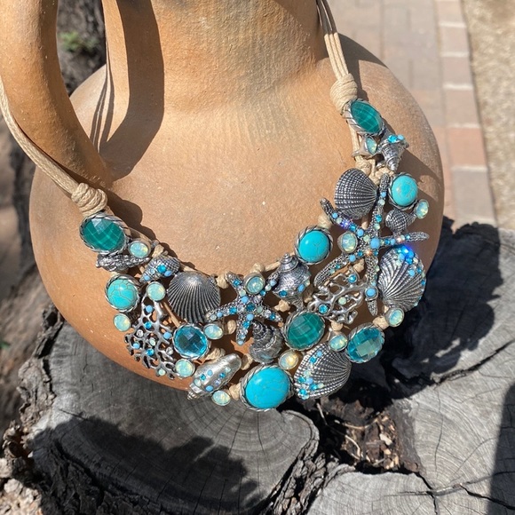 Ocean theme necklace. NEW!